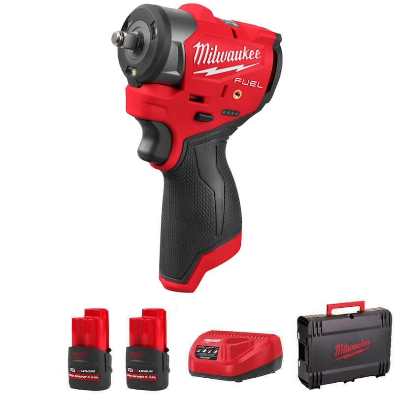 Milwaukee 4933498971 M12 FSCIWF38-252X M12 FUEL ⅜″ Sub-compact Impact Wrench with Friction Ring