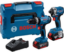 Bosch 0615A5008D 18V GSB18V-25 + GDR18V-215 with 2x 4ah Batteries + Charger