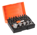 Bahco 2058/S26 1/4" Standard Bit & Socket Set for Slotted/Phillips/Pozidriv/TORX®/Hex Head Screw - 26 Pcs