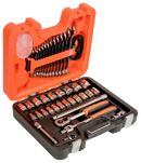 Bahco S400 1/2" Square Drive Socket Set with Metric Hex Profile and Combination Spanner Set
