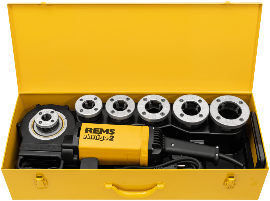 REMS 540020 Amigo 2 Pipe Threader 1/2" - 2" Set