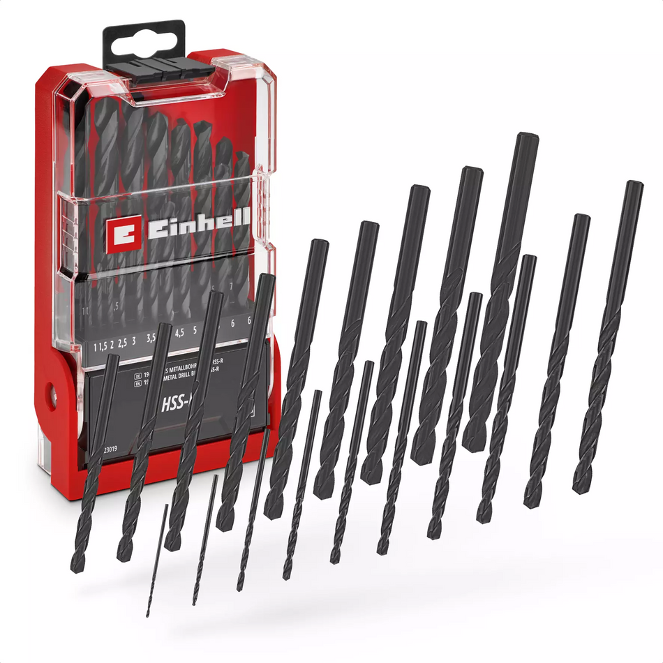 Einhell 49423019 Drill Case HSS-R Black 19pcs