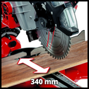 Einhell 4300395 TC-SM 2534/1 Dual 250mm Electric Sliding Mitre Saw - 240V