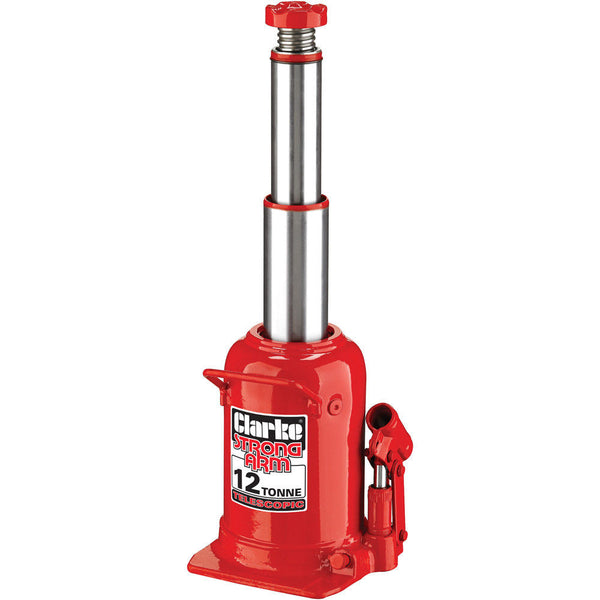 Clarke 7621795 CTBJ12 12 Tonne Telescopic Bottle Jack