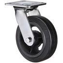 Clarke 4200131 Heavy Duty Rubber Castor Wheels Fixed / Swivel / Swivel & Brake (125mm - 200mm)