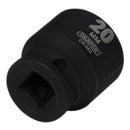 Draper 20168 Draper Hi-TORQ Impact Socket, 3/4" Sq. Dr., 20mm