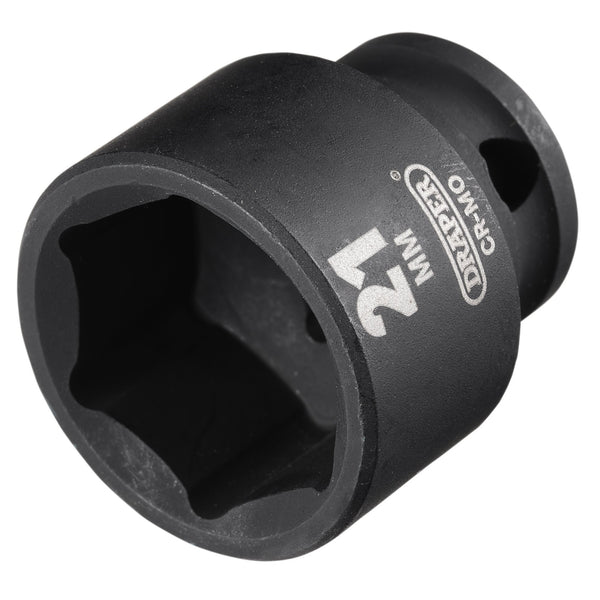 Draper 20169 Draper HI-TORQ Metric Impact Socket, 3/8" Sq. Dr., 21mm