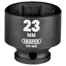 Draper 20172 Draper Hi-TORQ Impact Socket, 3/8" Sq. Dr., 23mm