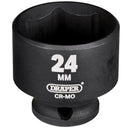 Draper 20175 Draper HI-TORQ Metric Impact Socket, 3/8" Sq. Dr., 24mm