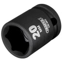 Draper 20184 Draper Hi-TORQ Impact Socket, 1/2" Sq. Dr., 20mm