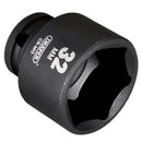 Draper 20189 Draper Hi-TORQ Impact Socket, 1/2" Sq. Dr., 32mm