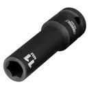 Draper 20190 Draper Hi-TORQ Deep Impact Socket, 1/2" Sq. Dr., 11mm