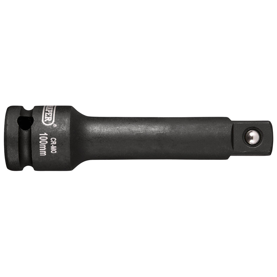 Draper 20201 Impact Extension Bar, 1/2" Sq. Dr, 100mm