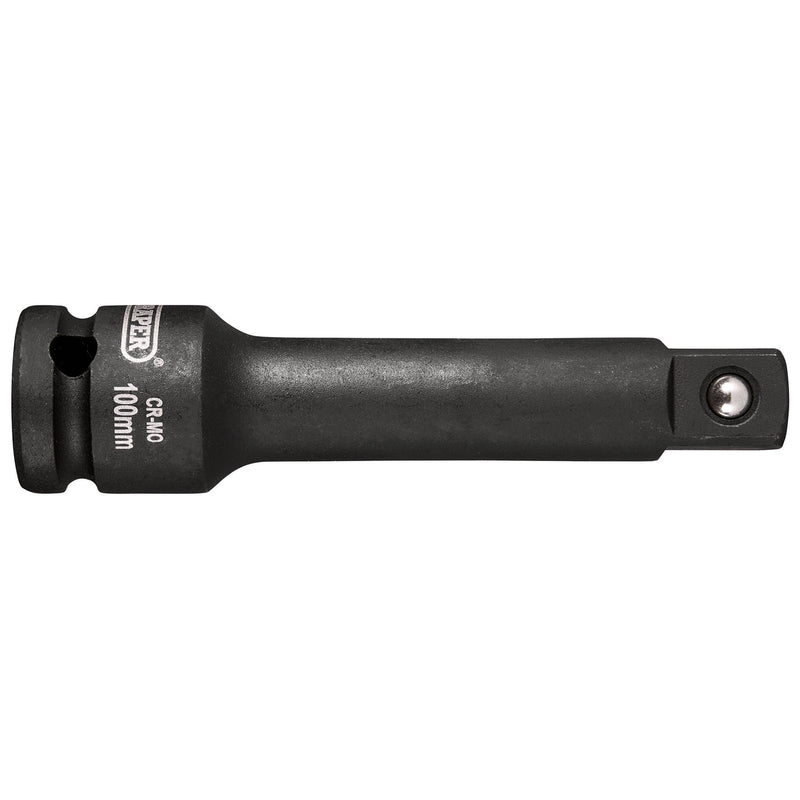 Draper 20201 Impact Extension Bar, 1/2" Sq. Dr, 100mm