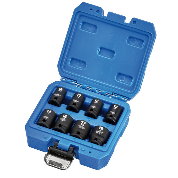 Draper 20203 HI-TORQ¨ Metric Impact Socket Set, 3/8" Sq. Dr. (8 Piece)