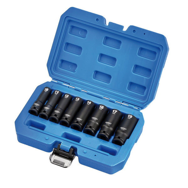 Draper 20205 HI-TORQ¨ Metric Deep Impact Socket Set, 3/8" Sq. Dr. (8 Piece)