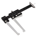 Draper 20219 Brake Disc Caliper with Tread Depth Gauge, 0-60mm