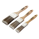 Draper 20439 Wood Handle Paint Brush Set (3 Piece)