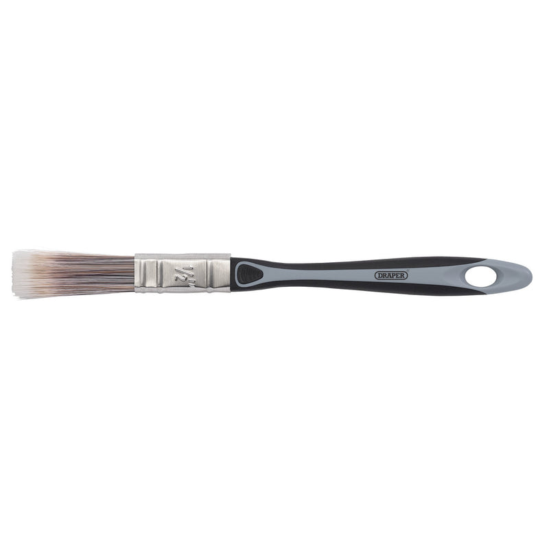 Draper 20451 Flat Paint Brush with Soft Grip, 12mm