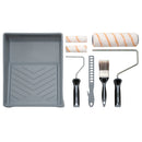 Draper 20787 Medium Pile Polyester Paint Roller and Brush Set with Soft Grip (8 Piece)