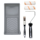 Draper 20796 Medium Pile Polyester Paint Roller and Brush Set with Soft Grip (5 Piece)