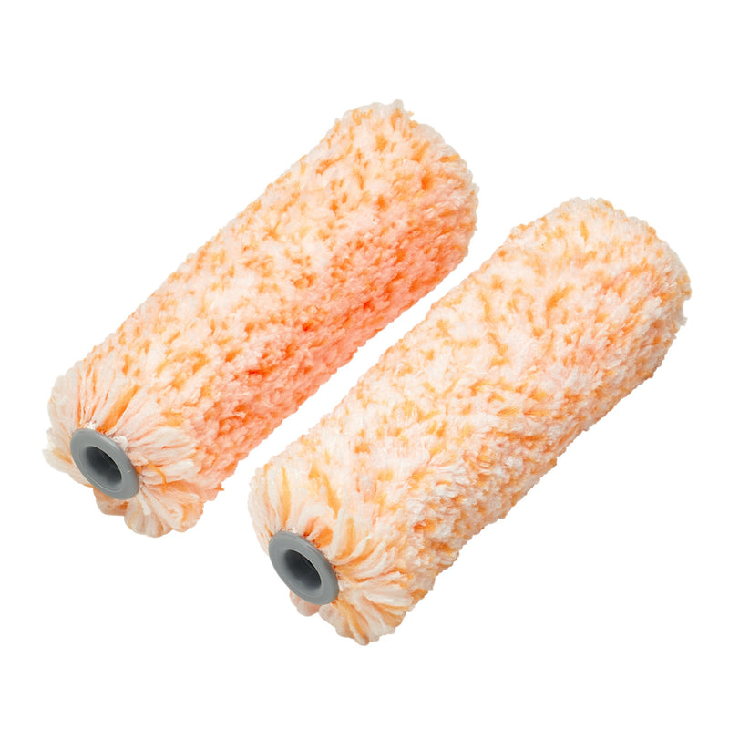 Draper 20799 Medium Pile Microfibre Roller Sleeves, 4"/100mm (Pack of 2)