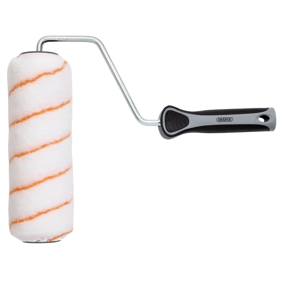 Draper 20927 Long Pile Polyester Paint Roller with Soft Grip Handle, 9"/230mm