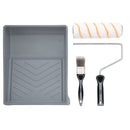 Draper 20947 Medium Pile Polyester Paint Roller and Brush Set with Soft Grip (4 Piece)