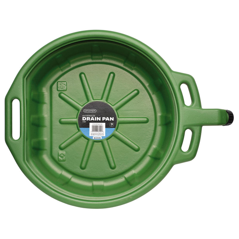 DRAPER 21181 Antifreeze Drain Pan, 16L