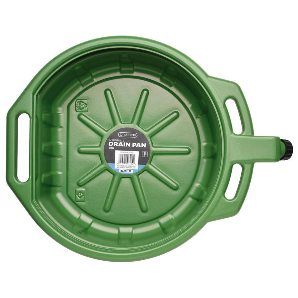 DRAPER 21184 Antifreeze Drain Pan, 8L