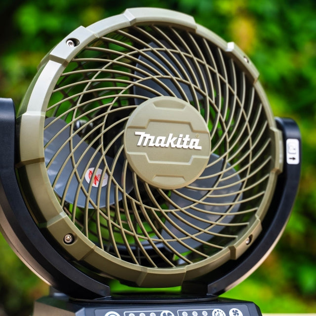 Makita DCF102Z O 14v 18v 240v LXT Cordless Portable 3 Speed Fan Olive DCF102ZO