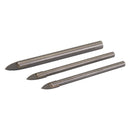 Silverline 217584 Tile & Glass Drill Bit Set 3pce