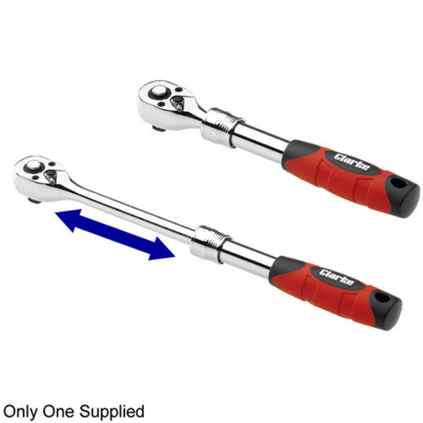 Clarke 1700600 PRO200 1/2" Drive Extendable Ratchet