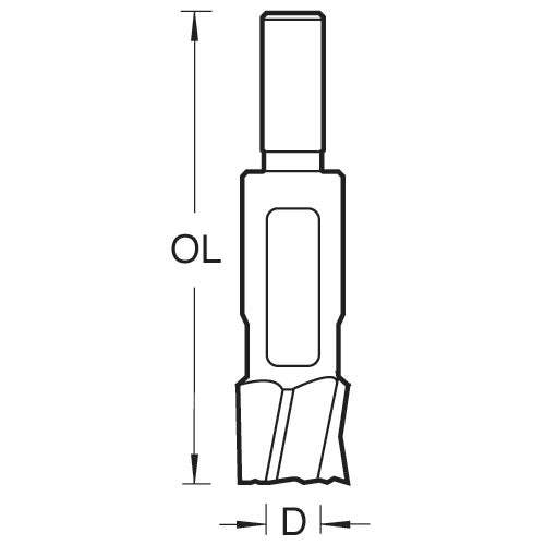 Trend Tools 2214/1WS Plug Maker Match 1 Inch Diameter