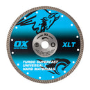 OX Tools OX-XLT-230/22 Trade XL Turbo Diamond Blade - Universal & GP - 230/22.23mm