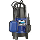Clarke 7230696 PSV7A 1_" 750W 217Lpm 8m Head Submersible Pump With Folding Base & Float Switch (230V)
