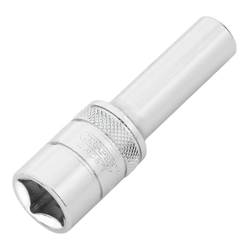 DRAPER 22407 Draper Expert HI-TORQ® 12-Point Metric Deep Socket, 1/2" Sq. Dr., 9mm