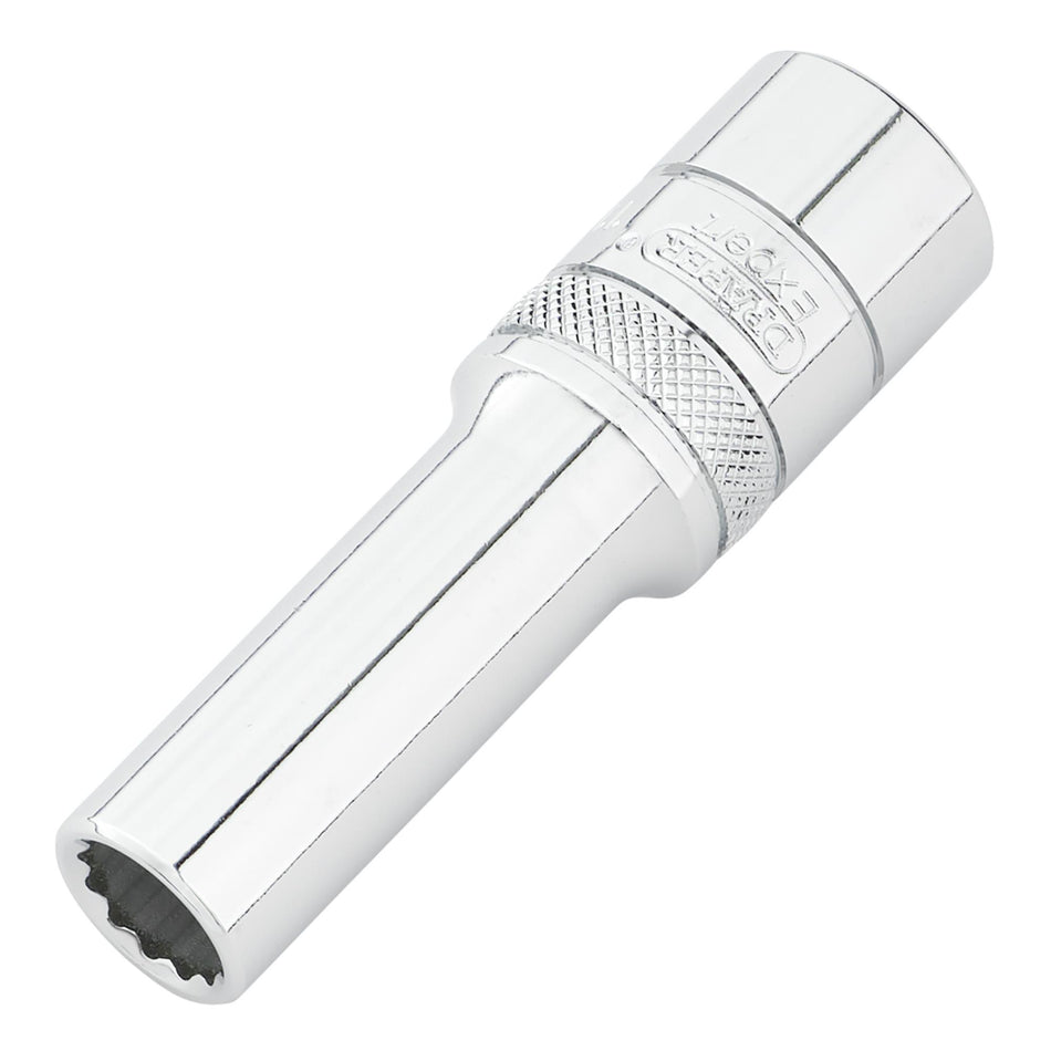 DRAPER 22408 Draper Expert HI-TORQ® 12-Point Metric Deep Socket, 1/2" Sq. Dr., 11mm