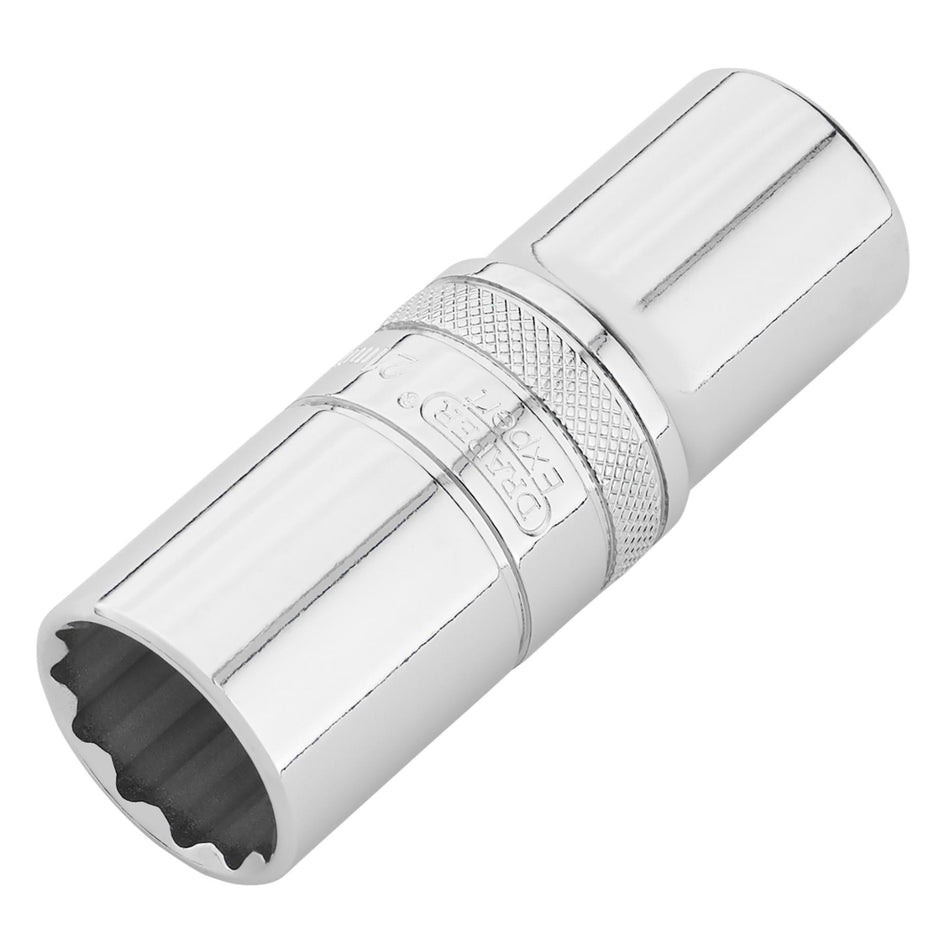 DRAPER 22422 Draper Expert HI-TORQ® 12-Point Metric Deep Socket, 1/2" Sq. Dr., 21mm
