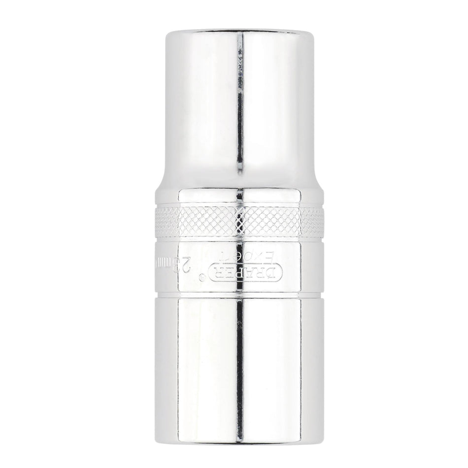 DRAPER 22423 Draper Expert HI-TORQ® 12-Point Metric Deep Socket, 1/2" Sq. Dr., 23mm