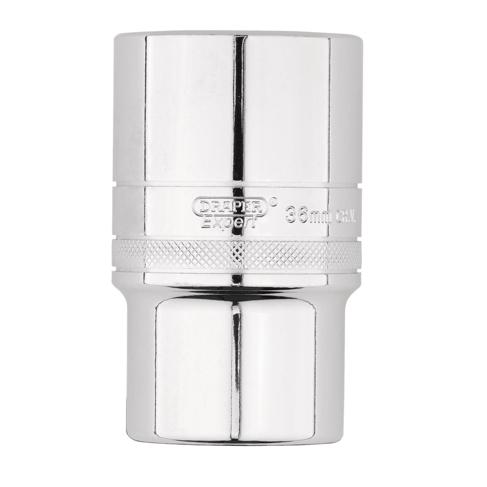 DRAPER 22427 Draper Expert HI-TORQ® 12-Point Metric Deep Socket, 1/2" Sq. Dr., 36mm