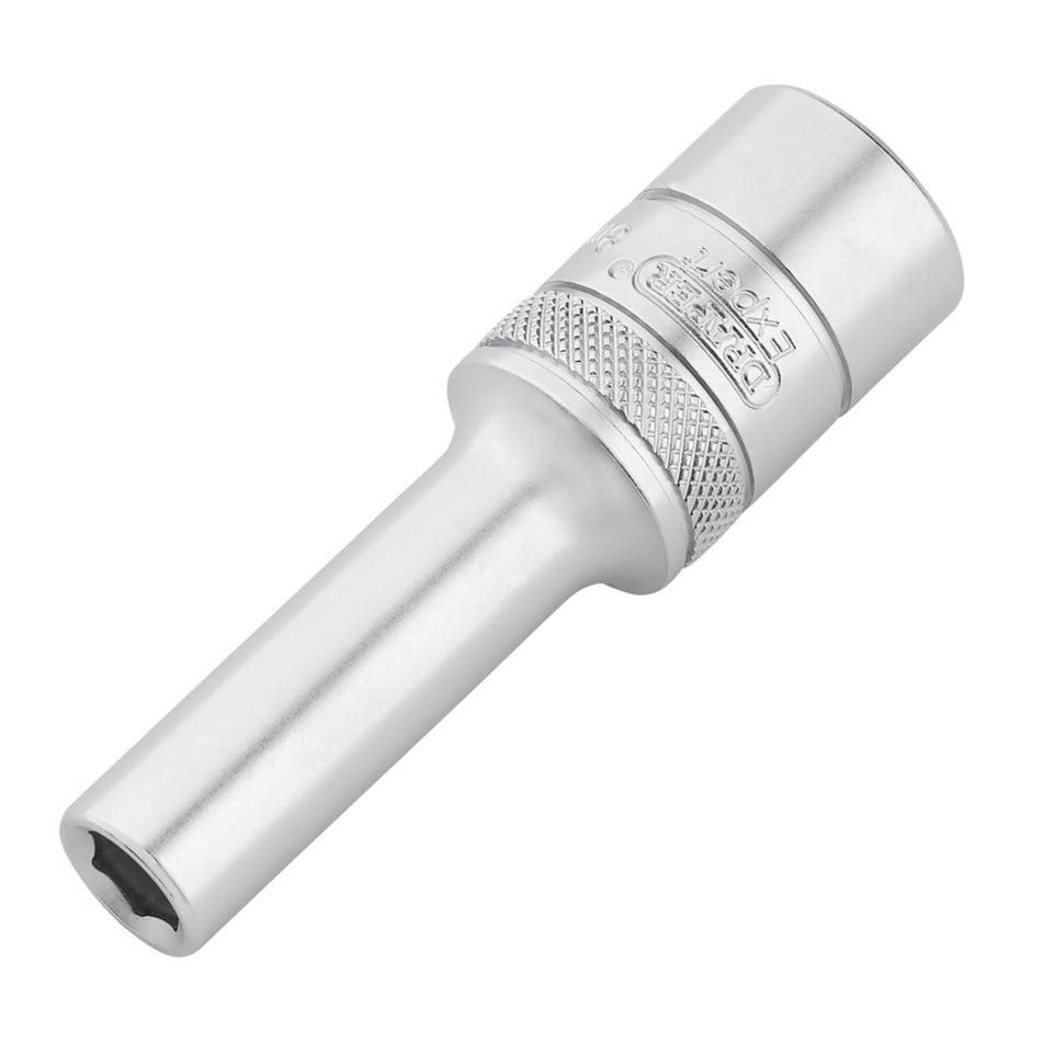 DRAPER 22428 Draper Expert HI-TORQ® 6-Point Metric Deep Socket, 1/2" Sq. Dr., 8mm