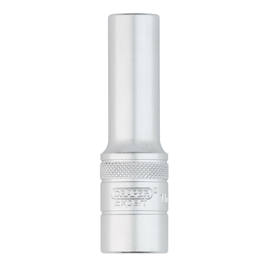 DRAPER 22436 Draper Expert HI-TORQ® 6-Point Metric Deep Socket, 1/2" Sq. Dr., 11mm