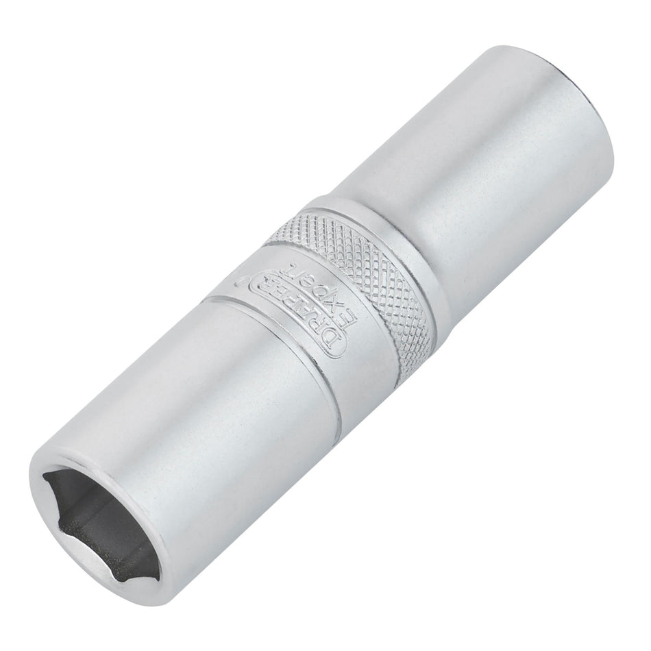 DRAPER 22440 Draper Expert HI-TORQ® 6-Point Metric Deep Socket, 1/2" Sq. Dr., 15mm