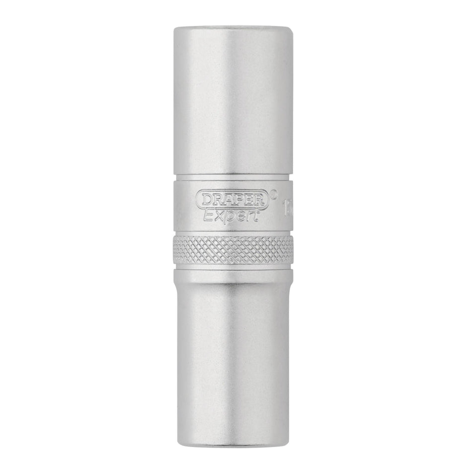 DRAPER 22440 Draper Expert HI-TORQ® 6-Point Metric Deep Socket, 1/2" Sq. Dr., 15mm