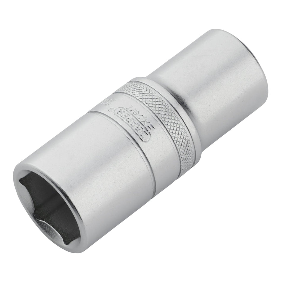 DRAPER 22444 Draper Expert HI-TORQ® 6-Point Metric Deep Socket, 1/2" Sq. Dr., 23mm