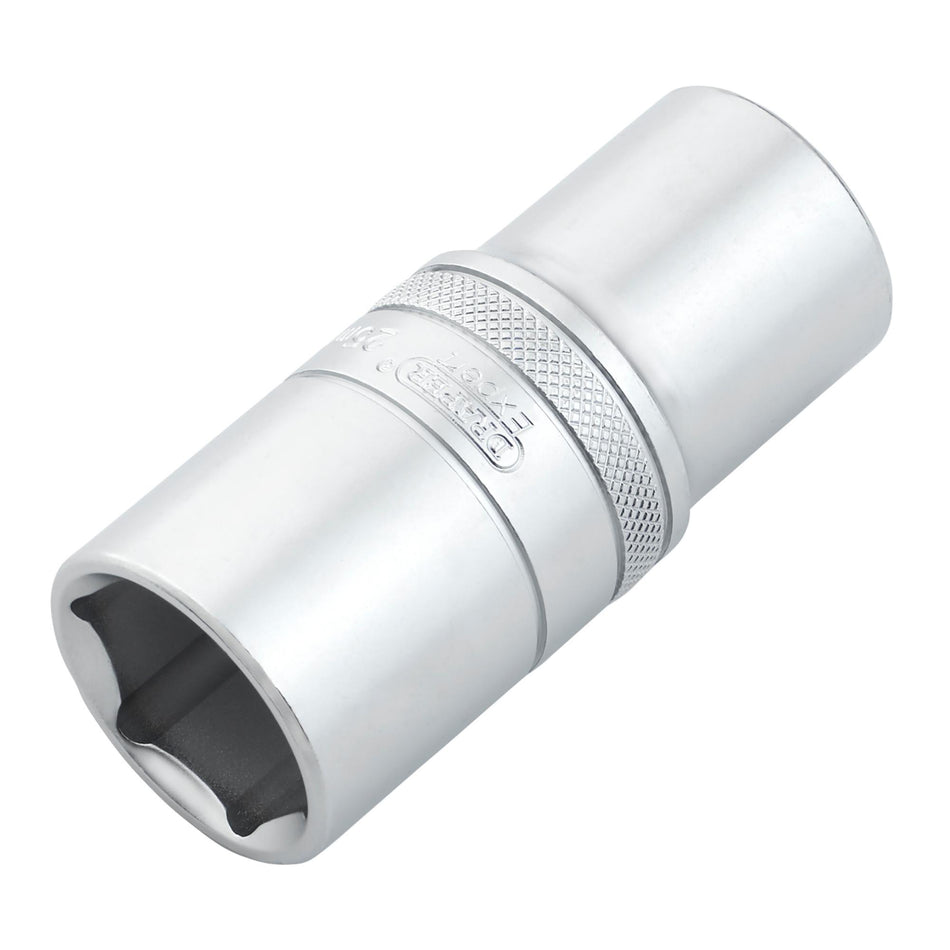 DRAPER 22459 Draper Expert HI-TORQ® 6-Point Metric Deep Socket, 1/2" Sq. Dr., 25mm