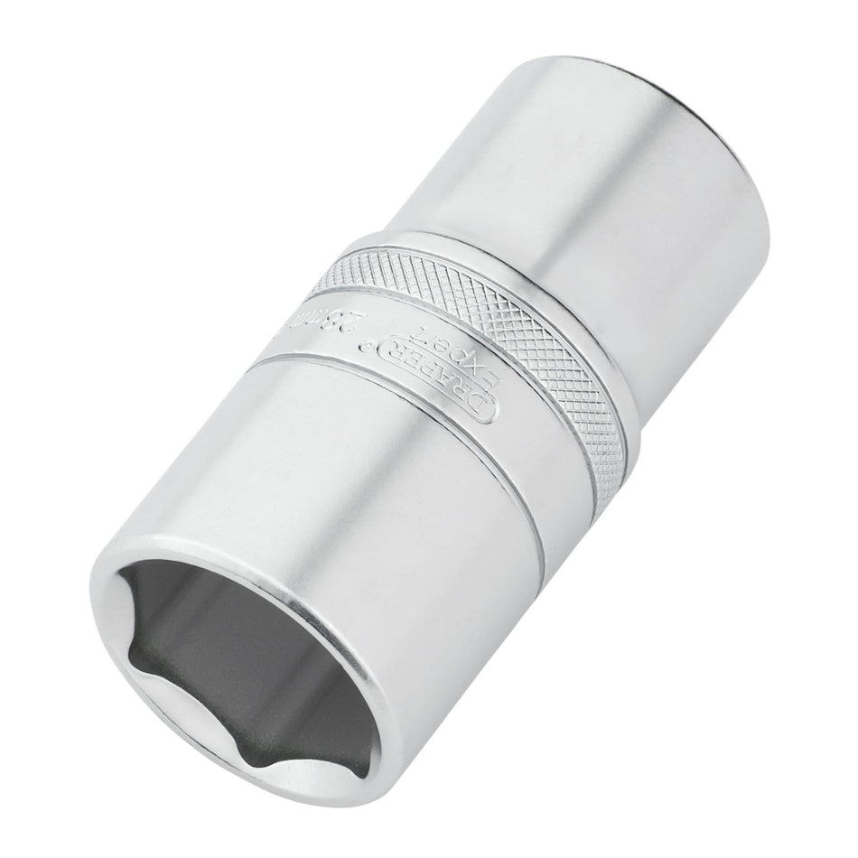 DRAPER 22464 Draper Expert HI-TORQ® 6-Point Metric Deep Socket, 1/2" Sq. Dr., 28mm