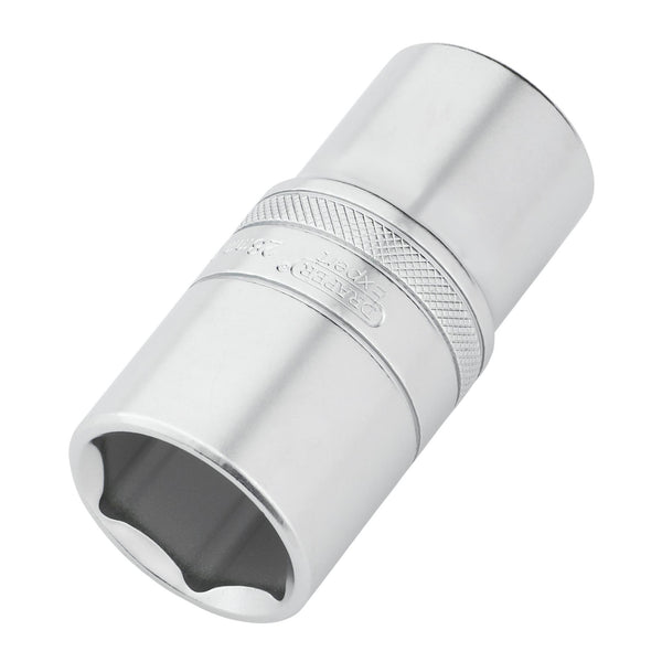 DRAPER 22464 Draper Expert HI-TORQ&#174; 6-Point Metric Deep Socket, 1/2" Sq. Dr., 28mm