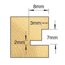 Trend Tools C224X1/4TC Guided Offset Pile Cutter 2/7Mm